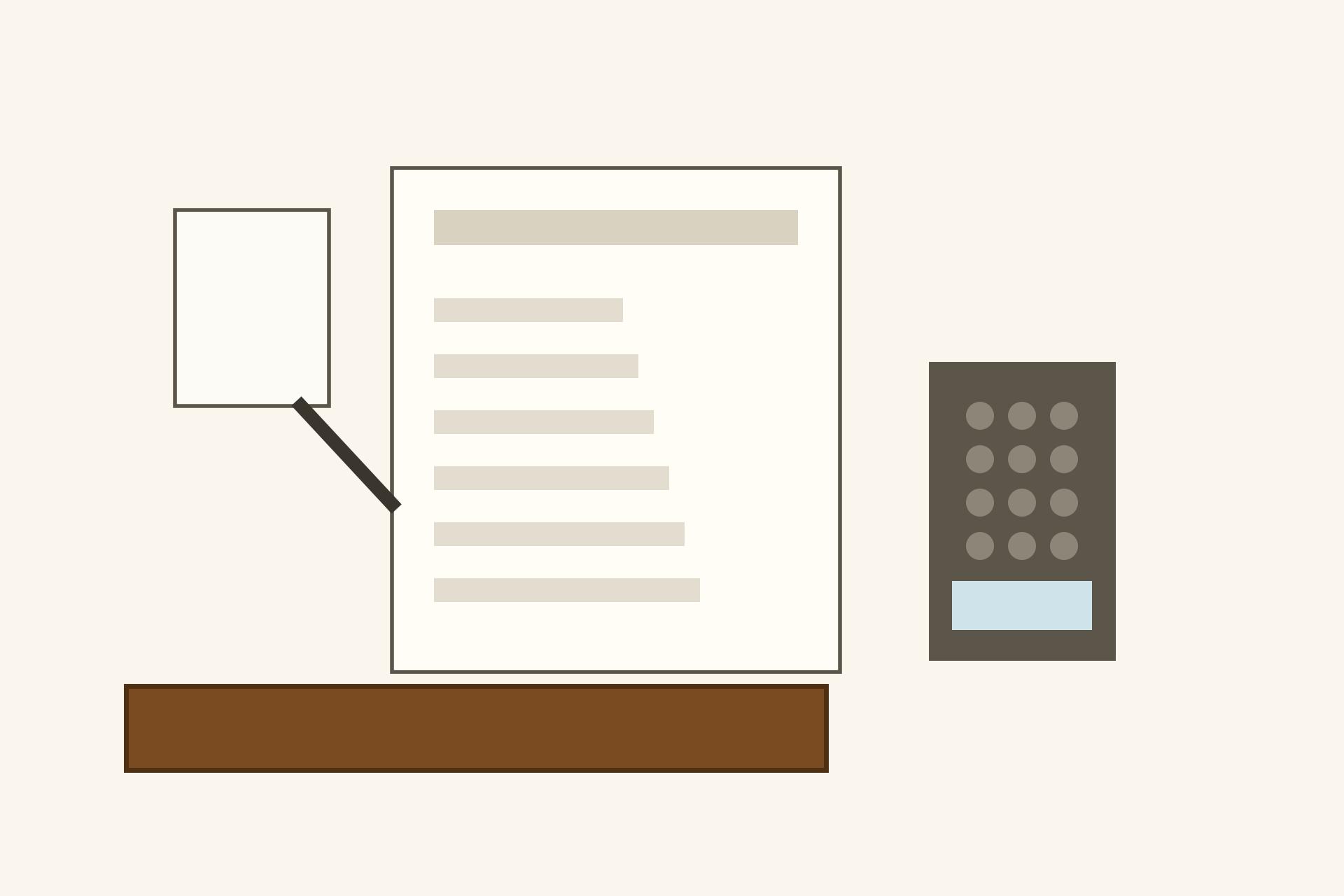 Concept render of a homeowner reviewing a written ceiling cost estimate with a contractor at a dining table under a gypsum ceiling