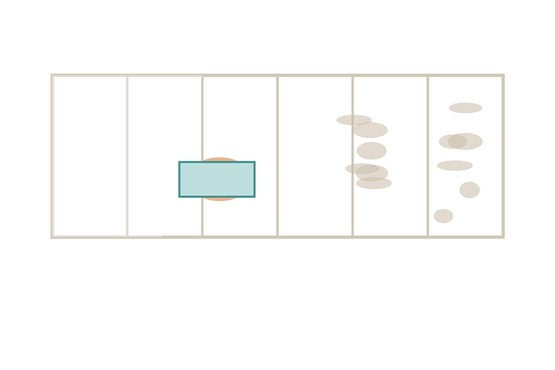 Illustration of a hand wiping a glossy PVC kitchen ceiling panel clean with a soft damp cloth