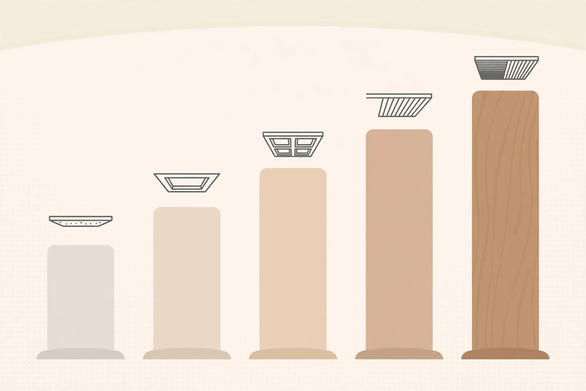 Diagram of 2026 modern hall ceiling cost bands