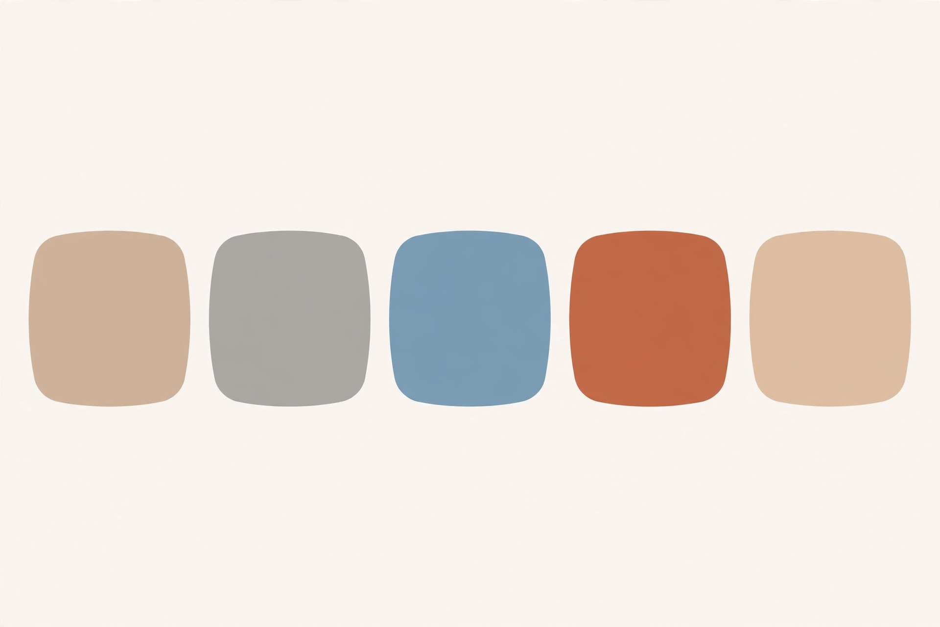Illustration of 2026 POP ceiling colour palettes: warm neutrals and earthy tones