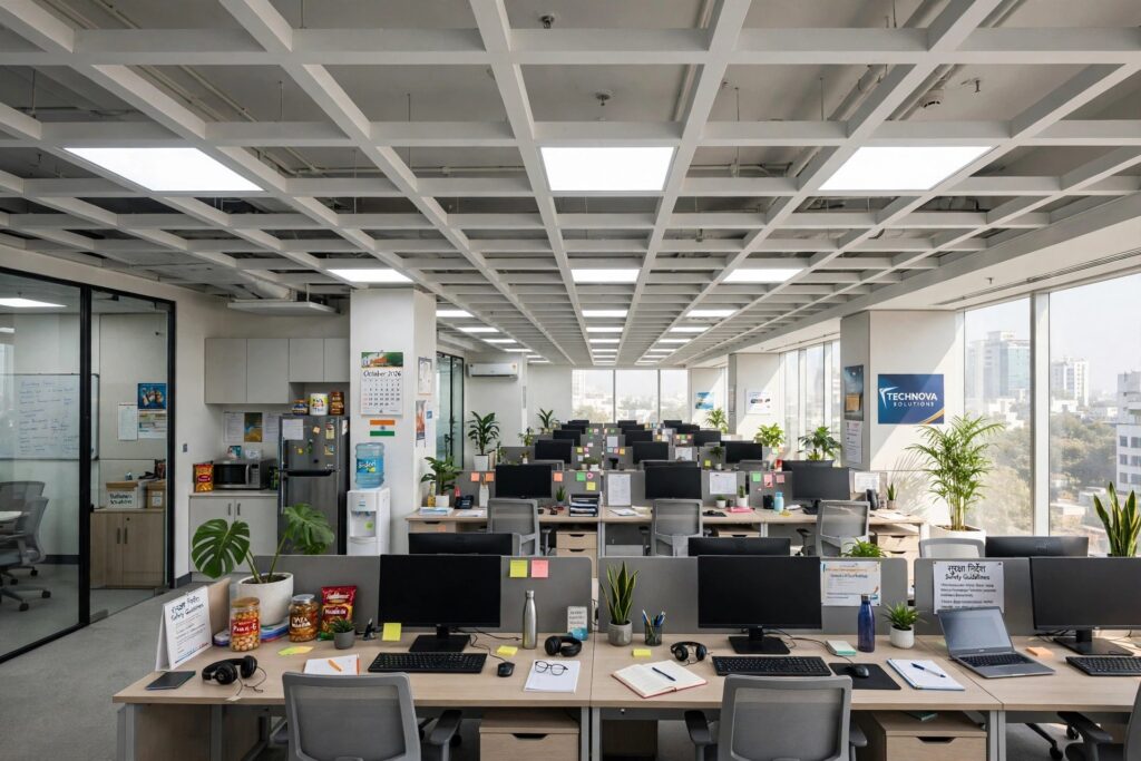 s office open plan